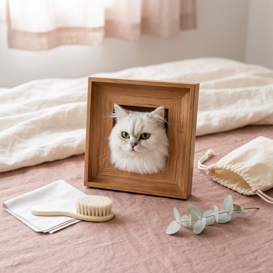 How to Care for a Custom Pet Portrait Frame: Wool Felt Cleaning & Preservation Guide