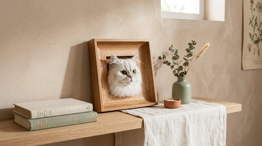 How to Display Your Custom Pet Portrait Frame at Home: 7 Beautiful Ideas